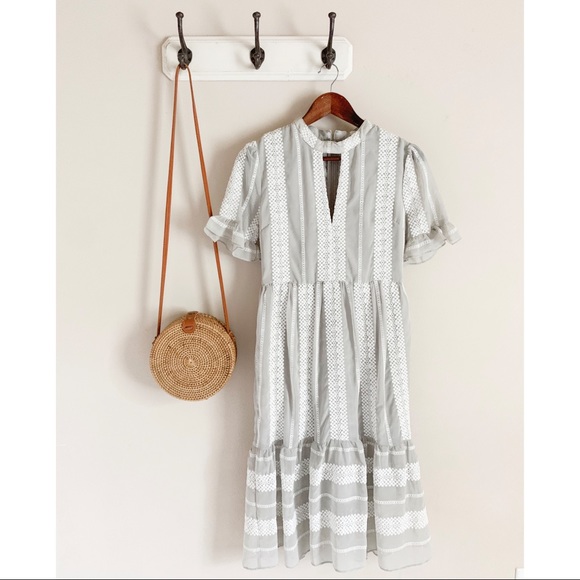 Gianni Bini Dresses & Skirts - NEW Gianni Bini | Eryn Grey Midi Dress ✨